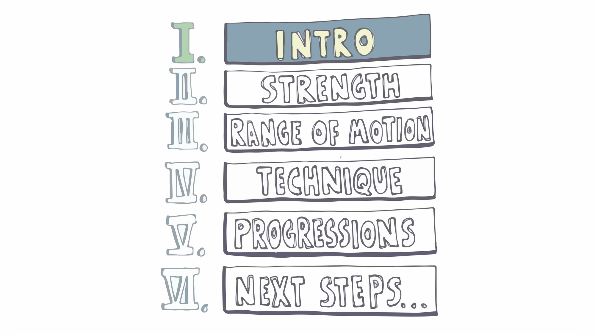 Preview of future episodes in this series (next one = "strength")